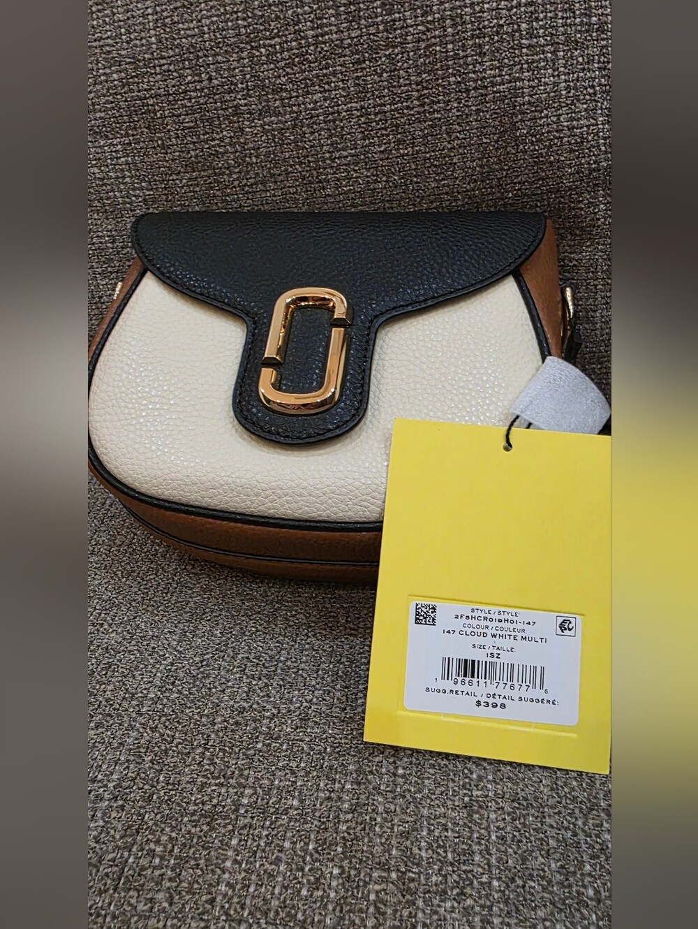 Marc Jacobs The Colorblock Pebble Saddle Bag - Picture 6 of 7